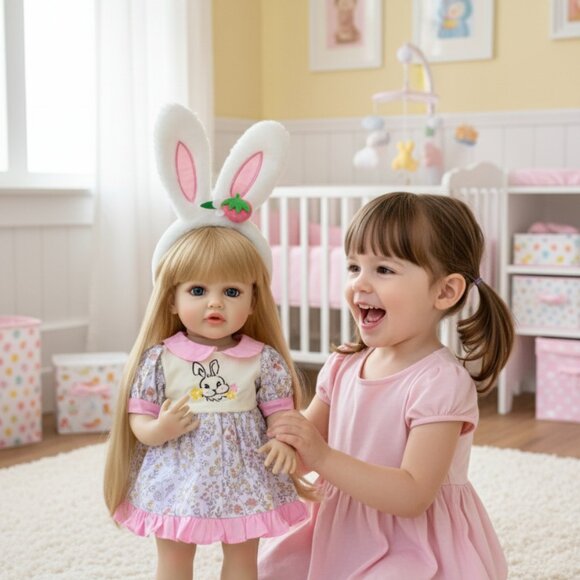 55 cm Babylistic Soft Silicone Vinyl Talking Reborn Doll - Picture 7 of 10